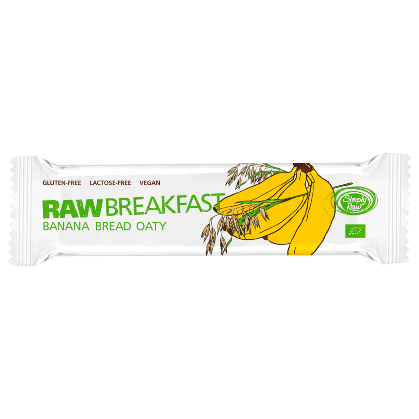 Simply Raw Breakfast Banane Bio Riegel 40g
